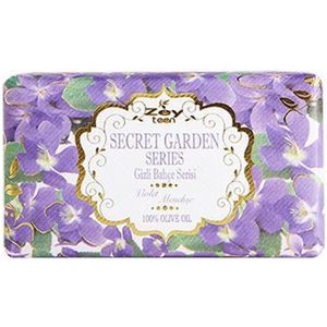 Olivos Secret Garden viooltjeszeep - 250 g - 100% natuurlijk - hydraterend en verzachtend voor alle huidtypes