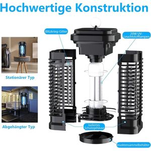 uv-insectenlamp, vliegenvanger, insectenval voor binnen en buiten / insectenverdelger, vliegenval