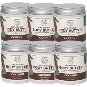 PETAL FRESH - Body Butter Coconut - 6 Pak - Voordeelverpakking