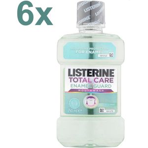 Listerine - Total Care - Enamel Guard - Mondspoeling/Mondwater - 6x 250ml - Voordeelverpakking