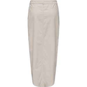 Only Onlcilla-Moxie Long Slit Cord Skirt Pumice Stone BEIGE S