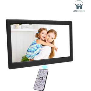 LifeStages Digitale Fotolijst - 10.1 Inch HD - 1280x800 IPS - Zwart
