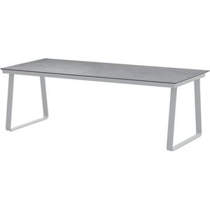 4SO - Konos Tafelframe Frost Grey met HPL Light Grey tafelblad 220...