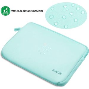 11-12 inch Laptophoes Meerkleurige en Maatkeuzes Hoes/Waterbestendig Neopreen Notebook Computer Pocket Tablet Aktetas Draagtas/Etui Skin Cover, licht groen