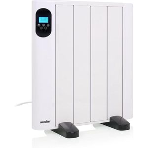 Warmtestraler met convectie - programmeerbaar - geheugenfunctie - 4 ribben - IP24 - hoge verwarmingsefficiëntie - 600 W
