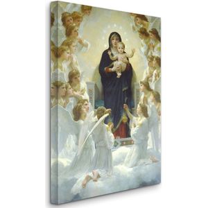 William Adolphe Bouguereau - The Virgin With Angels - De Maagd met engelen (1900) - 3:2