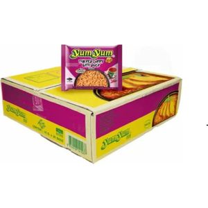 Yum Yum Instant Noedels Rode Curry Eendensmaak - 30 x 60g