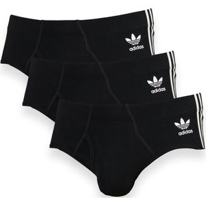 Adidas Originals Brief (3PK) Heren Onderbroek - zwart - Maat L