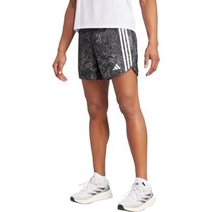 adidas Performance Own the Run Excite Allover Print AEROREADY Short - Heren - Zwart- XS 5
