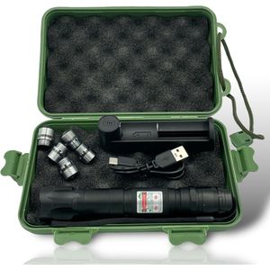 Green Laser Pointer - professionele Militaire groene Laser leger Tactische Laser - laserpen - inclusief batterij - oplaadbaar - klasse 2.