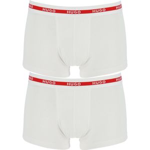 HUGO trunks (2-pack) - heren boxers kort - wit - Maat: XXL