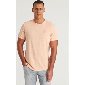 Chasin' T-shirt Eenvoudig T-shirt Brody Slub Roze Maat XL