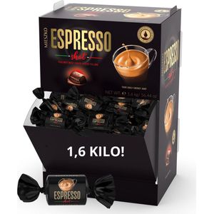 Espresso Shot Chocolaatjes Verpakte met Koffie Vulling! 1,6 Kilo | 160 stuks Pralines Cadeau Met vloeibaar Koffie Heerlijk!