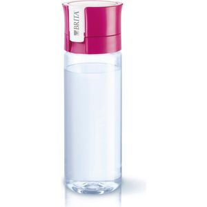 BRITA - Drinkfles VITAL voor Volwassenen - 0,6L - Pink - inclusief 1 MicroDisc Brita Filterpatroon - Ideaal voor Drinkflessen