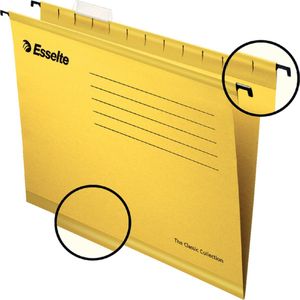 Esselte Classic hangmappen voor ladentussenafstand 365 mm geel
