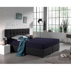 Dreamhouse Dubbel Jersey Hoeslaken – 140x200/220 – Navy – Lekker Zacht