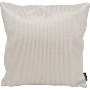 Rohan White / Silver Kussenhoes | Polyester / Metallic | 45 x 45 cm