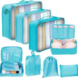 Equivera Koffer Organizer Set - Koffer Organizer Set - Bagage Organizer - Packing Cubes - Backpack Organizer Set - Voor Koffer en Backpack - Travel Cubes
