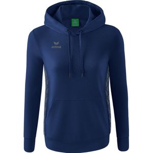 Erima Essential Team Sweatshirt Met Capuchon Dames - New Navy / Slate Grey | Maat: 40