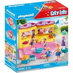 PLAYMOBIL City Life Modewinkel kinderen - 70592