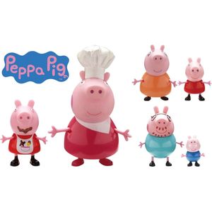 Peppa Pig - Blisterverpakking 2 figuurtjes (1 volwassene en 1 kind) - MAMIE PIG & PEPPA