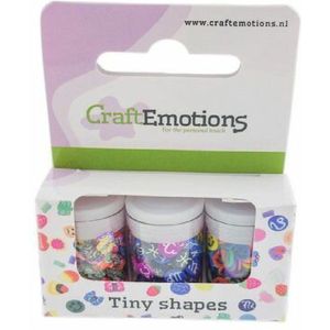 CraftEmotions Tiny Shapes - 3 tubes - various shapes 2 (04-23)