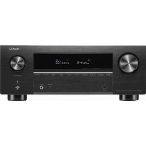 Denon AVC-X3800H AV Receiver met 9.4 kanalen, 8K Ultra HD, HEOS® Built-In, 3D-Audio Versterker, 180 Watt per kanaal en 6 HDMI-Ingangen- Zwart