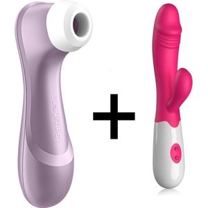 Satisfyer Pro 2 Gen 2 Paars met Easylove Tarzan Vibrator - Combinatie Voordeel Set