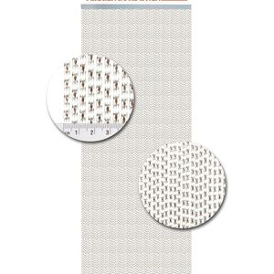Vliegengordijnenexpert Lucca - Vliegengordijn - 100x240 cm - Transparant met Bruin