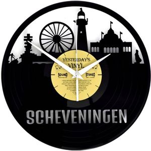Vinyl Klok Scheveningen - Gemaakt Van Een Gerecyclede Plaat