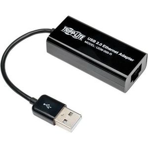 Tripp-Lite U236-000-R USB 2.0 Ethernet NIC Adapter, 10/100 Mbps - Black TrippLite