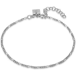 Twice As Nice Armband in zilver, figaro, 1,5 mm 19 cm