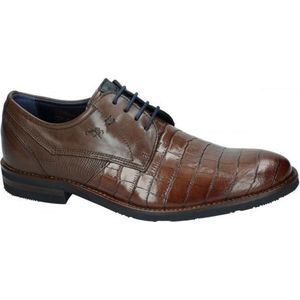 Fluchos -Heren -  bruin - geklede lage schoenen - maat 40