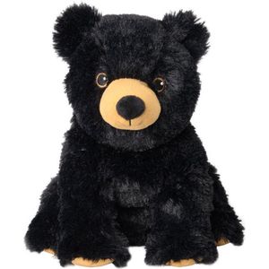 Warmies warmteknuffel - magnetronknuffel - opwarm knuffel zwarte beer voor oven of magnetron - Dieren cadeau artikelen voor kinderen - Heatpack