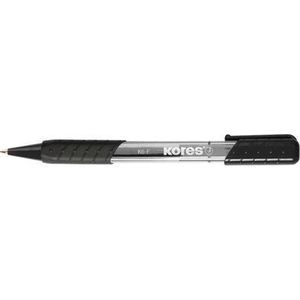 Kores intrekbare balpen K-PEN K6, zwart, M