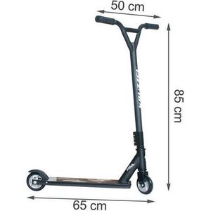 Premium Stuntstep Jongens Zwart - Stunt Step - ABEC 9 - Stuntscooter - Stunt Scooter - Meisjes - Aluminium - Max 100kg