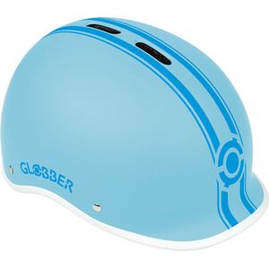Helm - Globber Helm Urban XS Pastel Blue - blauw - LED verlichting - ABS helm - verstelbaar - XS 47-51 cm