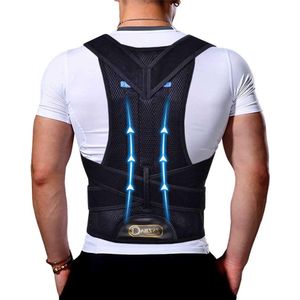 Improved Back Correction Belt with Pocket - Posture Correction Support for Men and Women - Align Spine Straightener - Improve Posture and Back Pain Relief - Size S posture corrector back brace belt
