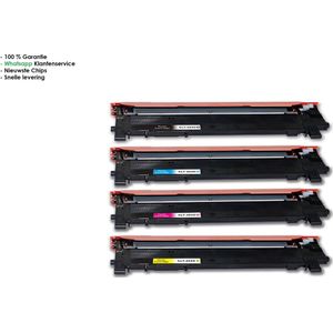 AtotZinkt  premium XL Multipack Laser toner cartridges voor Samsung CLT-K404S, CLT-C404S, CLT-M404S en CLT-Y404S | Geschikt voor Samsung SL C430, C430W, C430W, C480, C480FN, C480FW, C480W, Samsung Xpress C480, C480FN, C480FW, C480W, C430, C430W