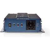 Nedis Inverter Pure Sinusgolf - Ingangsvoltage: 12 V DC - Apparaat stroomoutput: Type F (CEE 7/3) - 230 V AC 50 Hz - 1000 W - Piekvermogen: 2000 W - Screw Terminal - Zuivere Sinusgolf - Zekering - Blauw