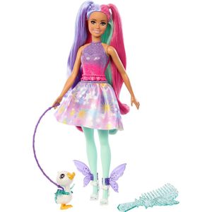 Barbie A Touch of Magic pop - 32 cm - Paars/Roze - Barbie pop