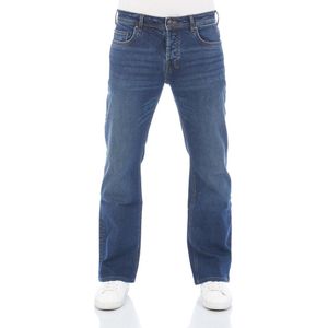 LTB Heren Jeans Broeken Timor bootcut Fit Blauw 28W / 32L Volwassenen Denim Jeansbroek