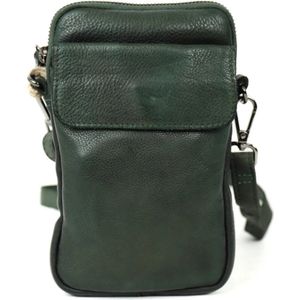 Bear Design Jenny Leren Telefoontasje / Crossbodytas - Groen