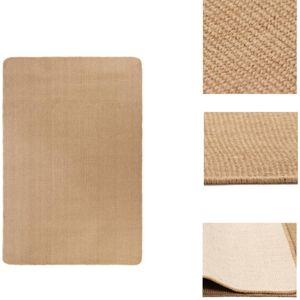 vidaXL Tapijt Jute - 160 x 230 cm - Natuurlijke duurzame vezels - Vloerkleed