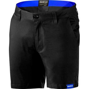 Sparco CORPORATE Bermuda Broek - Katoenen Twill - Regular Fit - XXL - Zwart