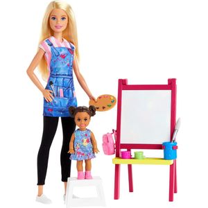 Barbie Kunstlerares en Speelset - blond