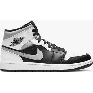 Nike Air Jordan 1 Mid, Black/White-LT Smoke Grey, 554724 073, EUR 40