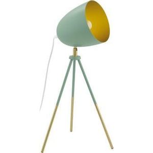 EGLO CHESTER-P tafellamp Goud, Groen E27