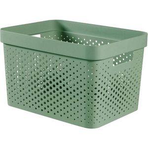 Curver Infinity Recycled Dots Opbergbox - 17L - Groen