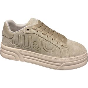 Liu-Jo Maxi Cleo 09 Sneaker Cow Sand-sneaker-sneaker liu-jo,lage sneaker